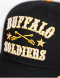 Big Boy Buffalo Soldiers S156 Mens Ball Cap [Black]