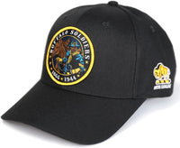 Big Boy Buffalo Soldiers S155 Mens Ball Cap [Black]