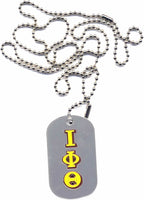 Iota Phi Theta Double Sided Dog Tag [Silver]