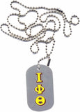 Iota Phi Theta Double Sided Dog Tag [Silver]