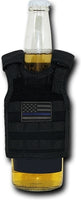 Rapid Dominance Thin Blue Line Tactical Mini Vest Bottle Koozie [Black]