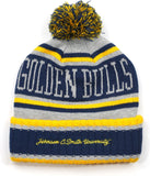 Big Boy Johnson C. Smith Golden Bulls S251 Beanie With Ball [Navy Blue]