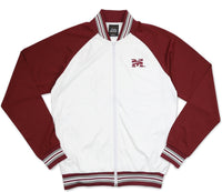 Big Boy Morehouse Maroon Tigers S3 Mens Jogging Suit Jacket [White]