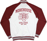 Big Boy Morehouse Maroon Tigers S3 Mens Jogging Suit Jacket [White]