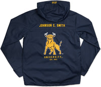 Big Boy Johnson C. Smith Golden Bulls S5 Mens Windbreaker Jacket [Navy Blue]