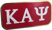 Kappa Alpha Psi 3 Letter Bar Lapel Pin [Red]