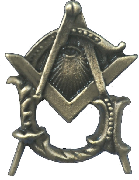 Mason Symbol Watchful All Seeing Eye Lapel Pin [Gold]