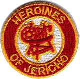 Heroines of Jericho Emblem Round Iron-On Patch [Red]