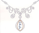 Sigma Gamma Rho Rhinestud Necklace Heat Transfer [Silver]