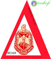 Delta Sigma Theta Year 1913 Black Series Chenille Iron-On Patch [Black]