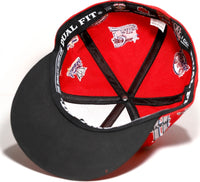 Big Boy Negro League Baseball Commemorative S145 Mens Fitted Cap [Red - 2X-Large]